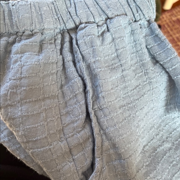Flax Capris Blue Sz Medium - Picture 6 of 6